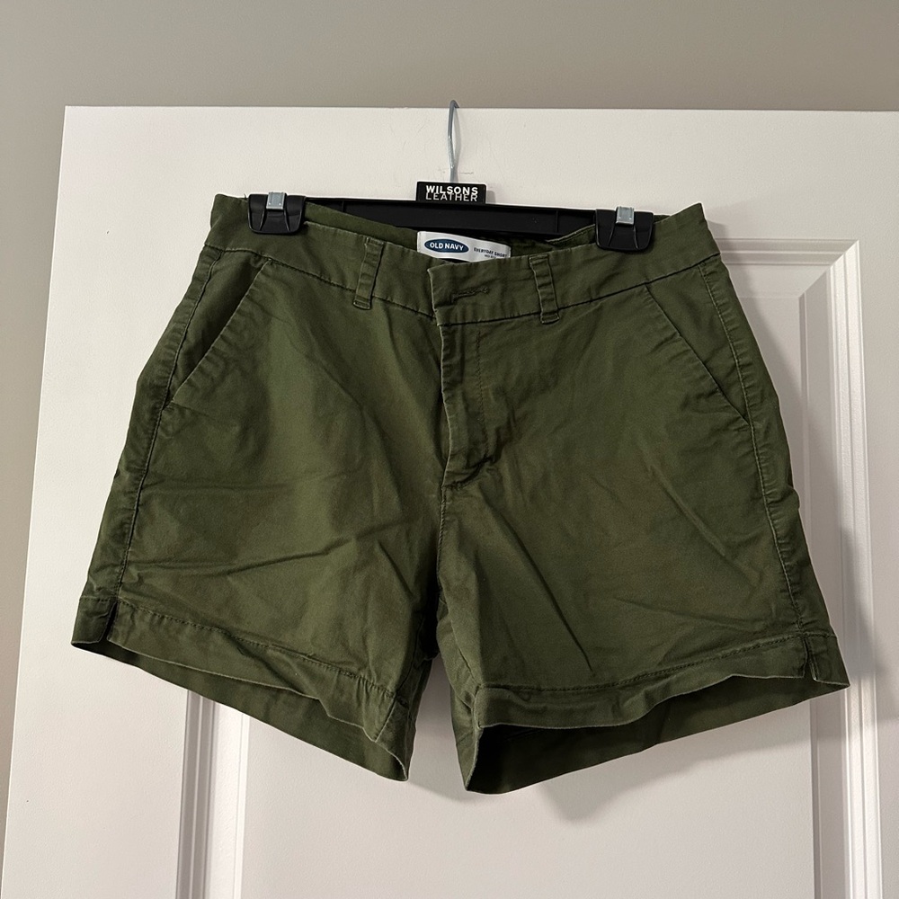 Old Navy Olive Green Casual Shorts